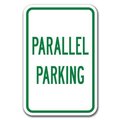Signmission Parallel Parking Sign 12inx18in Heavy Gauge Alum Signs, 18" L, 12" H, A-1218 Misc - Parallel Parking A-1218 Misc - Parallel Parking